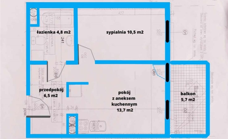 mieszkanie na sprzedaż - Kraków, Dębniki, Ruczaj, Chmieleniec